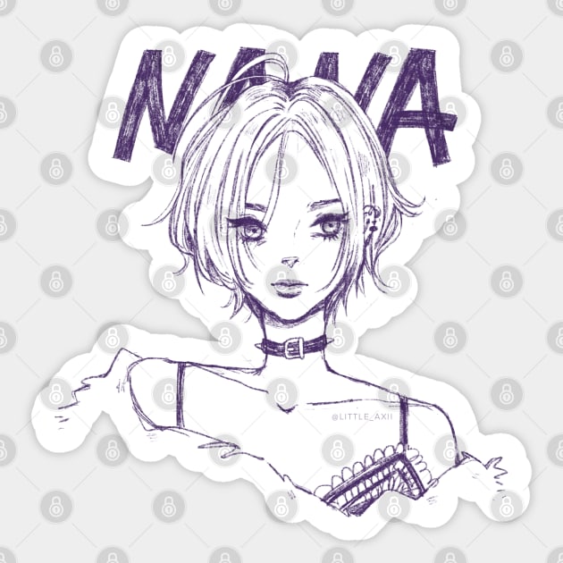 Nana Osaki anime Sticker by little-axii